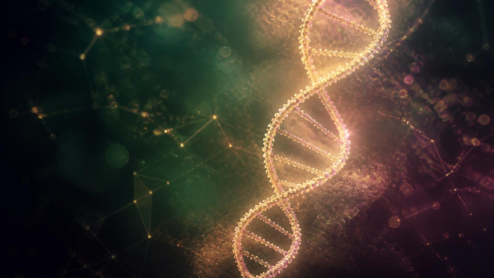 Işıktan bir DNA sarmalı
